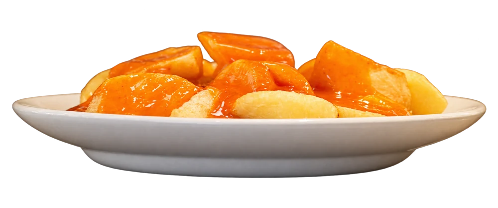 Plato de patatas bravas de Docamar